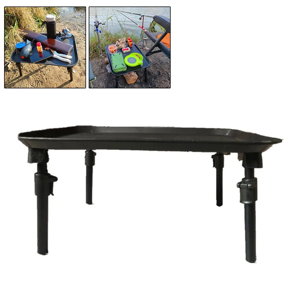 

Outdoor Fishing Bait Portable Folding Table PVC Durable Non-slip Belt Retractable Table Legs Fishing Bait Fishing Tackle table