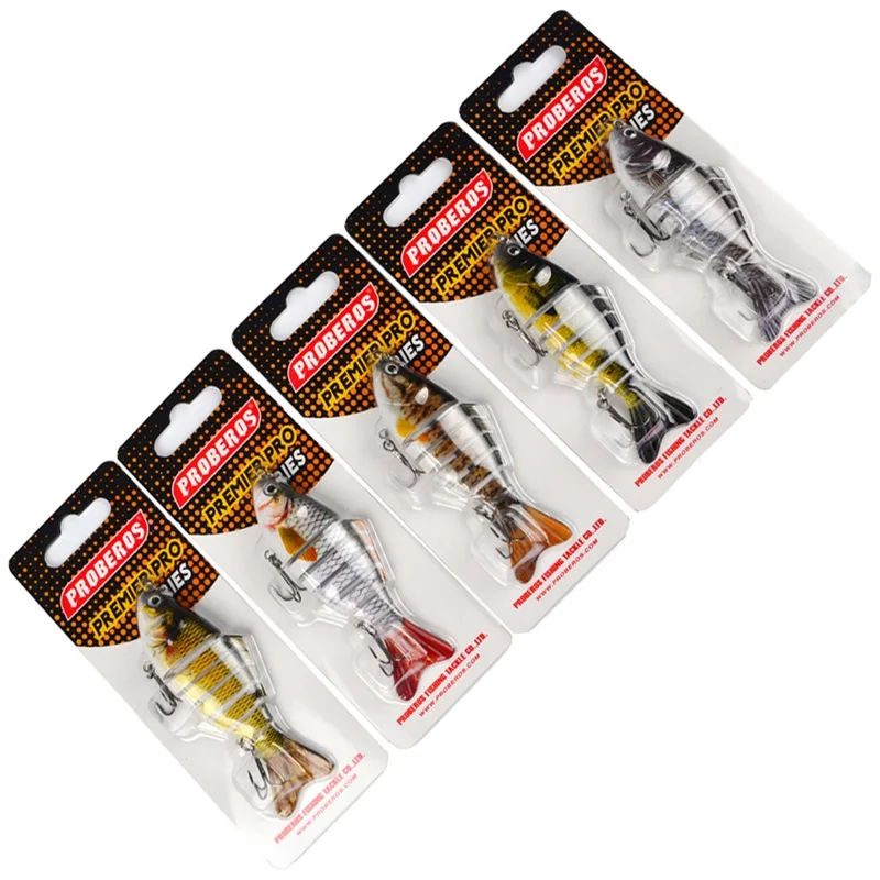 

10cm 15.5g Wobblers Fishing Lures Artificial Multi Jointed Stretches Hard Bait Trolling 7 Knots Carp Fishing Bait Fishing Tools
