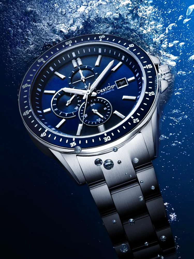 Мужские часы Топ бренд Роскошные автоматические механические мужские полностью