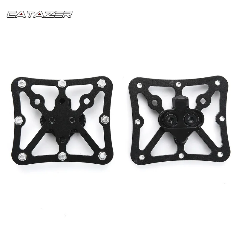 Mountain Bike Self-locking Pedal Lock Pedal To Flat Pedal Adapters Suitable for SHIMANO SPD Platform Adapters