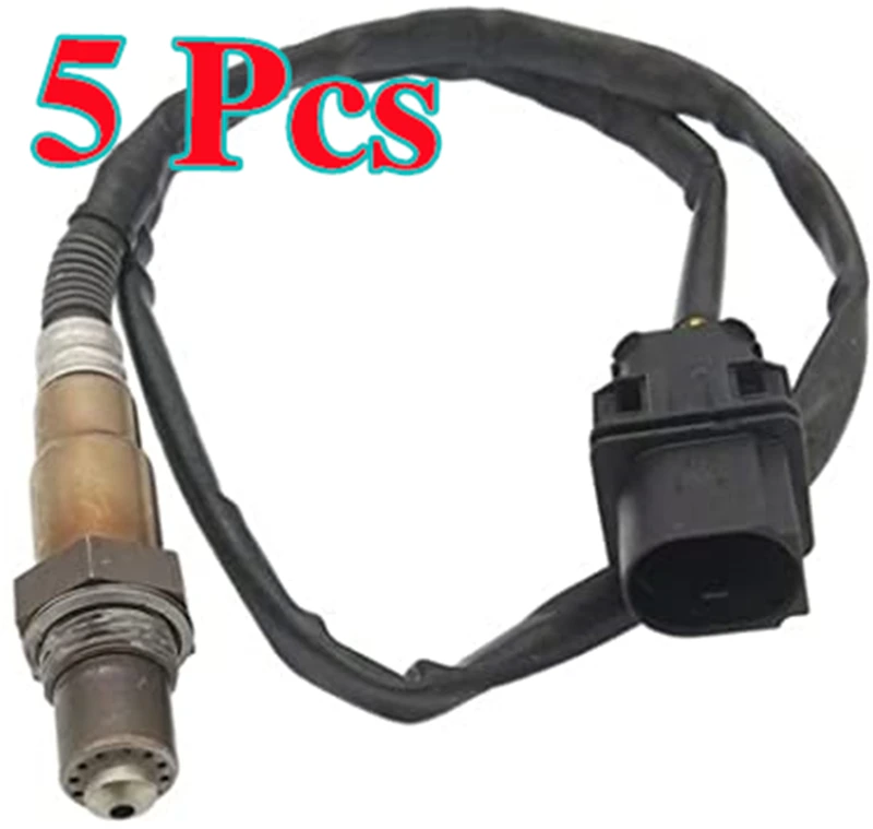 

5 Pcs Air Fuel Ratio Lambda Oxygen Sensor For AUDI A1 A3 A4 A5 A6 A8 Q5 Q7 R8 1.4-5.6.0T 2003-2016 0258017178 1K0998262L
