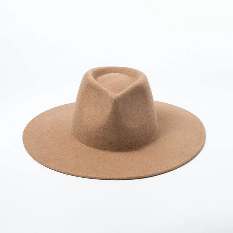 Зимняя шерстяная шляпа Fedora в британском стиле для мужчин и женщин Панама