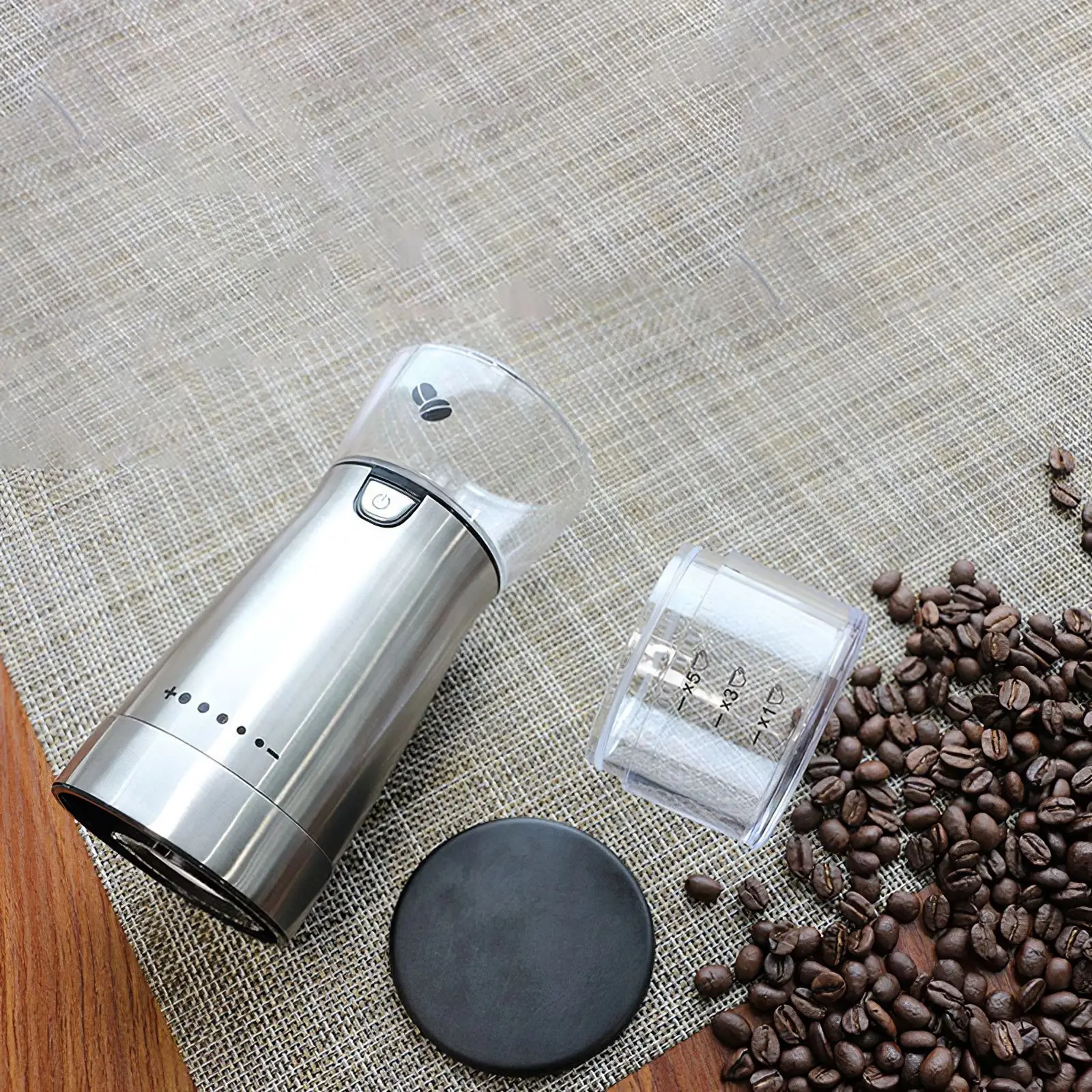 

New Household Electric Coffee Grinder Portable Electric Coffee Bean Pepper Grinders Mill USB Rechargeable Coffee Grinding Device