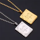 Новый стиль фото карманная цепочка ожерелье коробка исламский чокер Аллах кулон религиозная цепочка для вечеринки ювелирные изделия аксессуары лучшие подарки