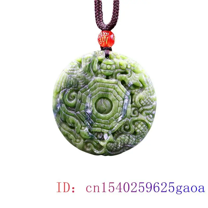 Нефритовый дракон феникс кулон для женщин резные ювелирные изделия в виде