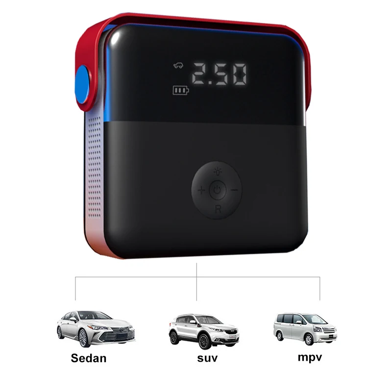 Автомобильный воздушный компрессор 12V портативный Электрический автомобильный