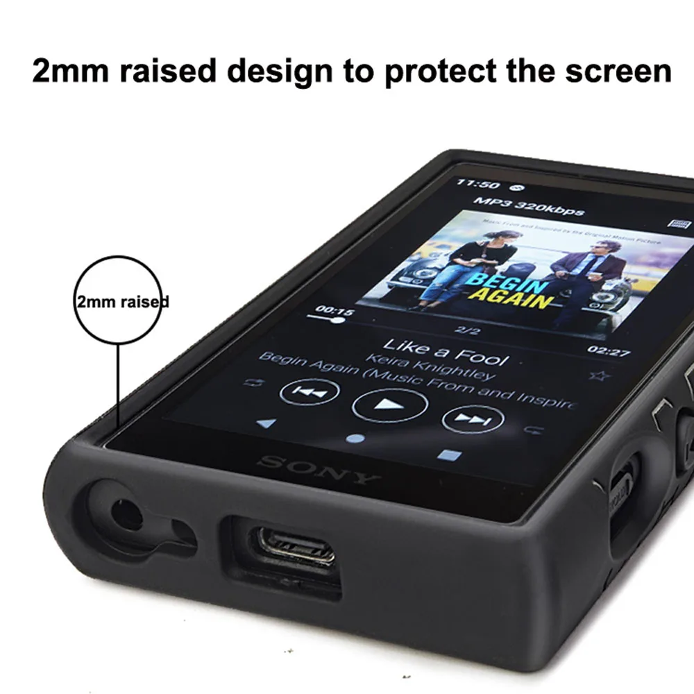 anti skid anti knock shockproof armor full protective skin case cover for sony walkman nw a100 a105 a105hn a106 a106hn a100tps free global shipping