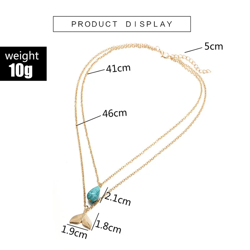 Многослойное женское ожерелье из натурального камня Laramoi ювелирные изделия