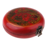 5 inch feng shui lo luo pan tool lucky ancient chinese compass with wood box