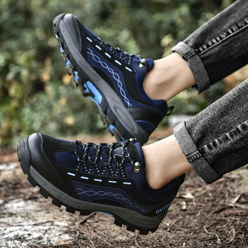 New Classic Men's Hiking Shoes Outdoor Non-slip Low up Trekking Shoes Men Sports Climbing Men Sneakers For Trekking Tourism