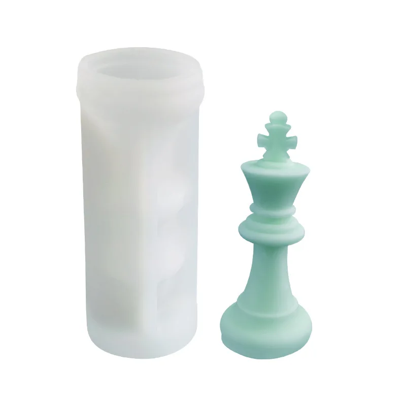 

Aesthetic Creative Silicone Chess King Queen Candle Making Moulds 3D Soap Candle Making Wedding Gifts Craft Home Decor Supplies