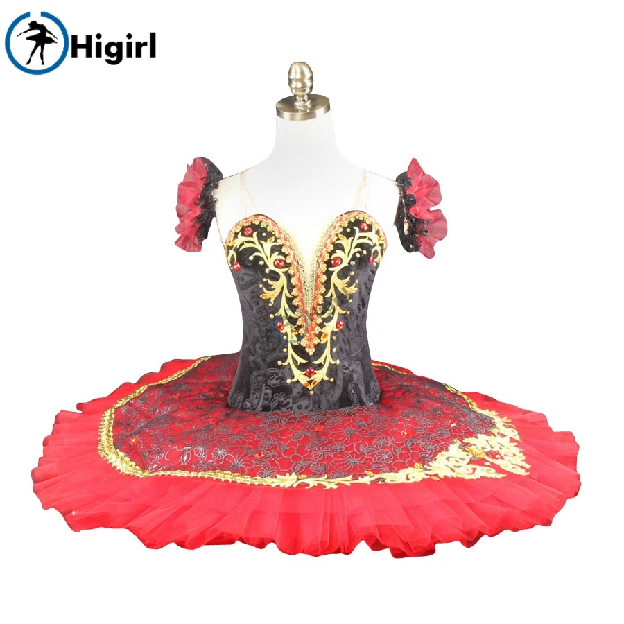 

adult court ballet tutu stage costumes red professional tutus girls red Ballet Tutu for Performance Ballerina TutusBT9069A