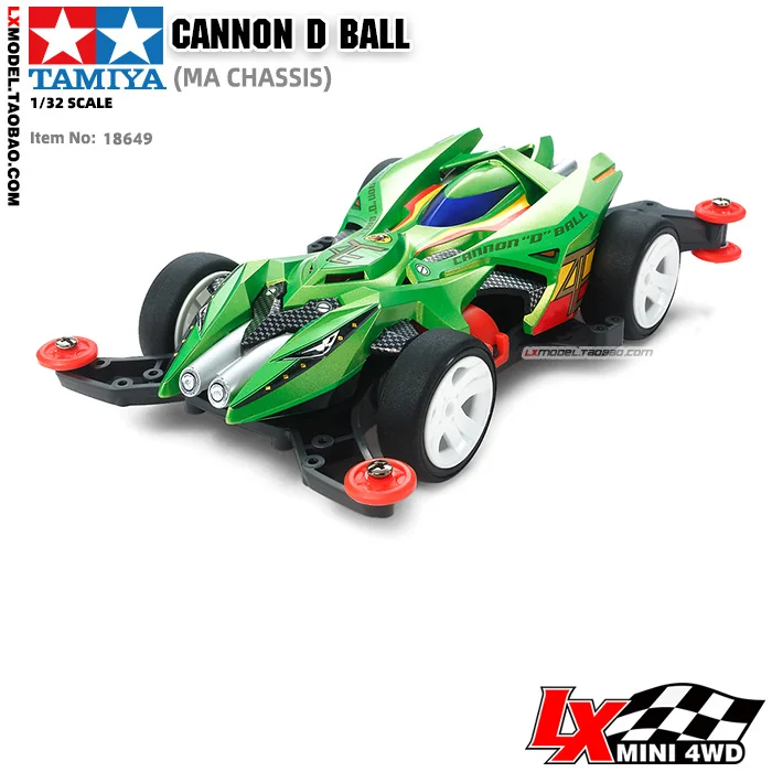 

TAMIYA 1/32 MINI 4WD SERIES Assembled Model Toys car Rockets MA chassis #18649