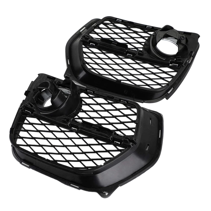 

AU05 -Car Grilles Fog Lamp Cover Front Bumper Closed Grid Fog Light Grille Fit for -BMW X6 E71 2012-2014