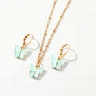 JCYMONG 2020 новые богемные ожерелья с подвеской в виде бабочки карамельного цвета для женщин модные бусины Чиань до ключиц модные ювелирные изделия