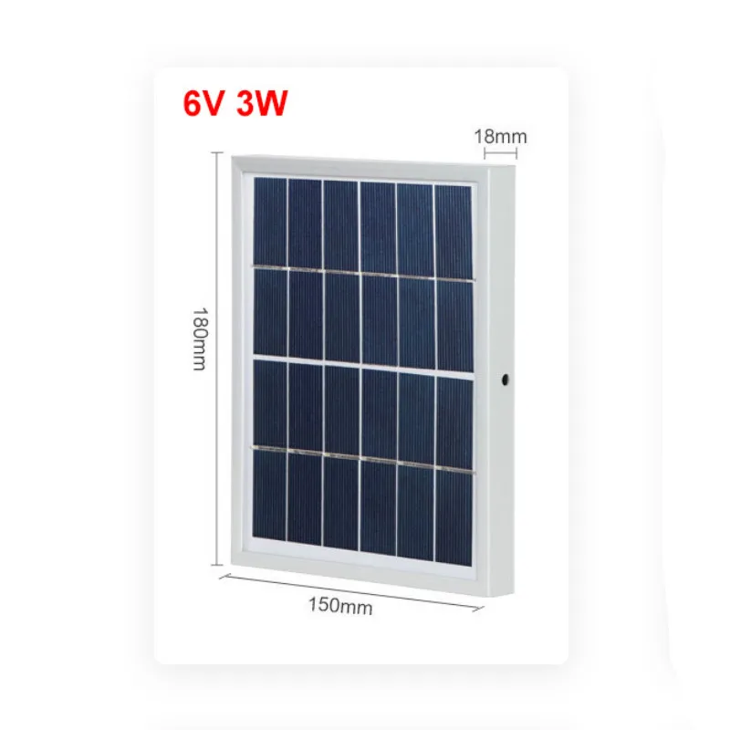 6V 3W 180x150MM SUNYIMA Painel солнечная панель 6 в 10 Вт 15 Вт фотоэлектрическая солнечная энергия солнечная батарея зарядное устройство поликремния алюминиевый сплав DIY Solars система - Цвет: 6V 3W 180x150MM
