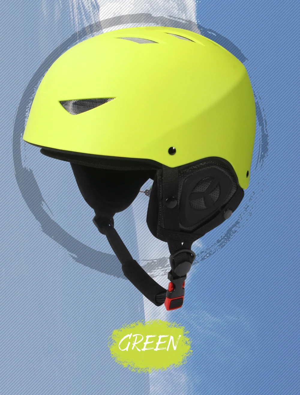 QUESHARK полнопокрытый лыжный шлем интегрально-Формованный Crashproof снег шлем сетка дышащий ухо теплый Скейтборд Сноуборд шлем