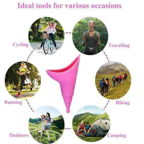 Портативный женский писсуар многоразовый без приседания для путешествий