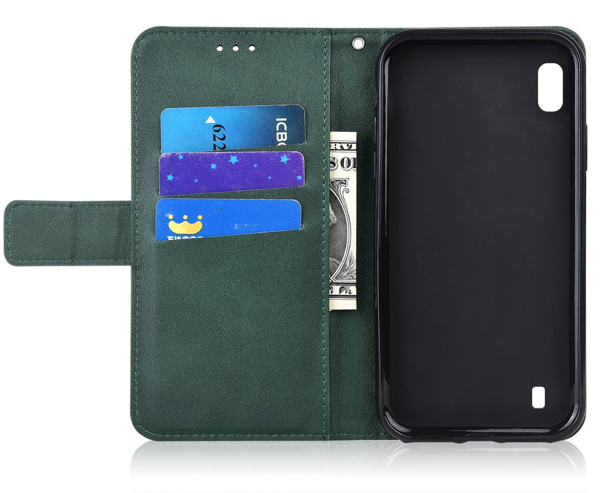 Чехол-книжка для Samsung Galaxy A10 A20 A30 A40 A50 A60 A70 A01 A11 A21 S A31 A41 A51 A71 A5 2017 A6 A8 A7 2018 кожаный