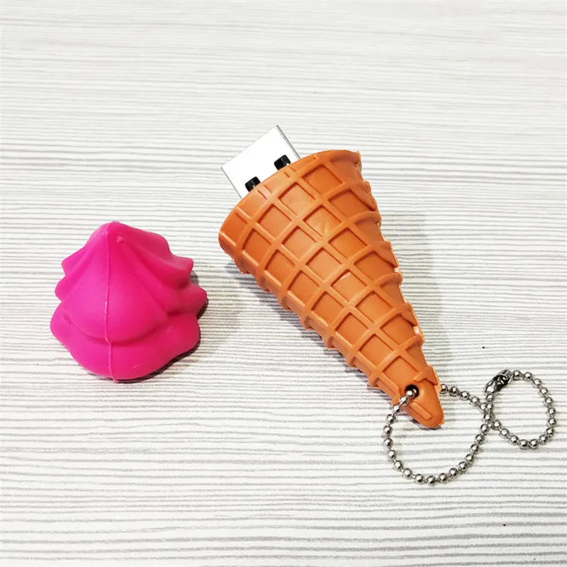 lovely usb flash drive ice cream cle 4gb 8g 16gb 2.0 pen 32gb 64gb pendrive card memory stick kid Gift | Компьютеры и офис