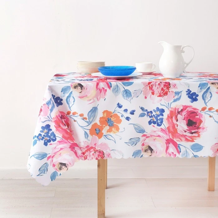 Скатерть Доляна Акварель 140×180 см 100% п/э | Дом и сад