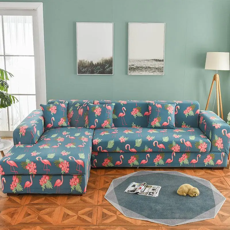 

21 Sofa Cover Cotton Set Couch Cover Elastic Sofa Cover for Living Room Order 2pieces to fit for L-shape Chaise Longue Sofa