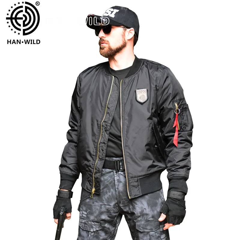 Куртка армейская HANWILD тактическая военная уличная летная Бомбер бейсбольная