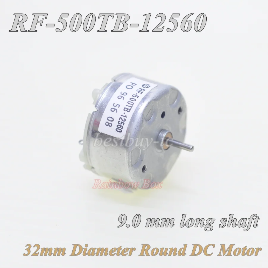 

RF500TB Micro Motor DC Motor 12560 Motor 3-12V Motor RF-500TB-12560 9MM long shaft