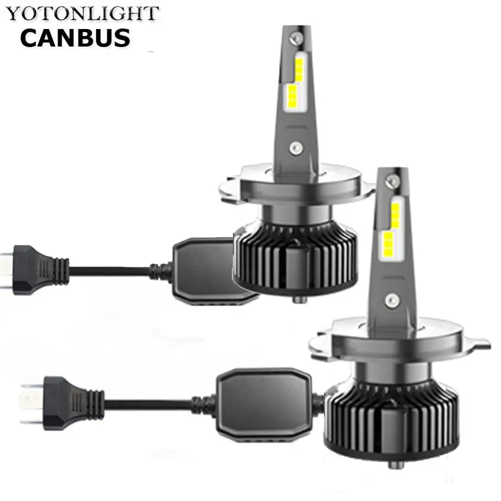Светодиодные лампы для фар YOTONLIGHT 2 шт. H7 Canbus H11 H1 H4 80 Вт 200 лм H8 H9 9005 9006 hb3 hb4 9004 9007 H13 H16