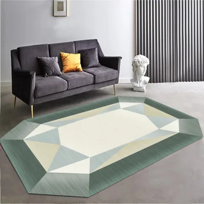 

Modern special-shaped household living room carpet living room coffee table household carpet oval bedroom bedside mat