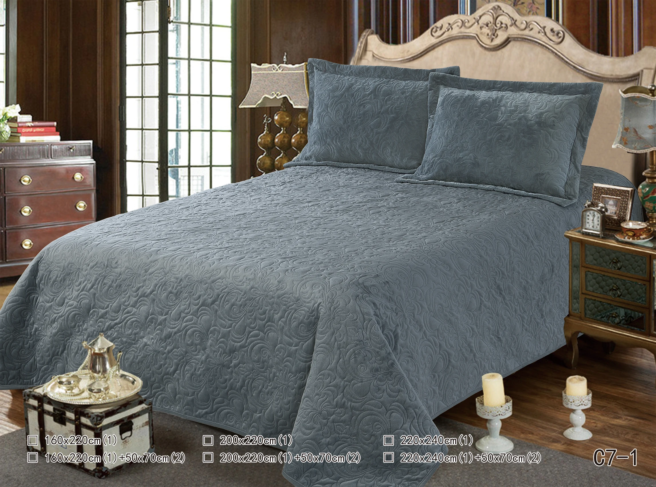 Шелк место печатных постельное белье набор постельных принадлежностей одеяло на