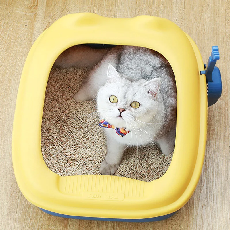 Pet Bingo 51 см ящик для кошачьего туалета с защитой от брызг кошачий Туалет