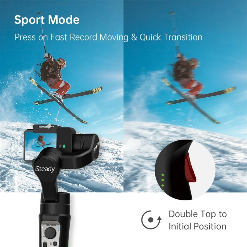 3 осевой шарнирный стабилизатор hohem iSteady Pro для экшн камеры GoPro 8 ручной Gopro Hero 8/7/6/5/4