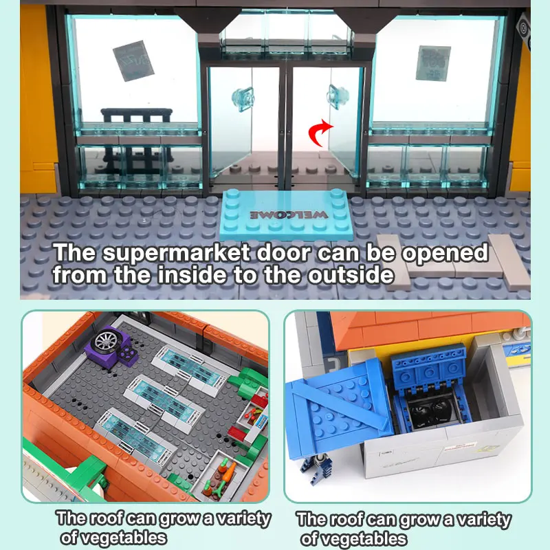 16005 16004 фильм серии Kwik-E-Mart дом модель строительные блоки кирпичи совместимы с 71006 71016 игрушки для детей