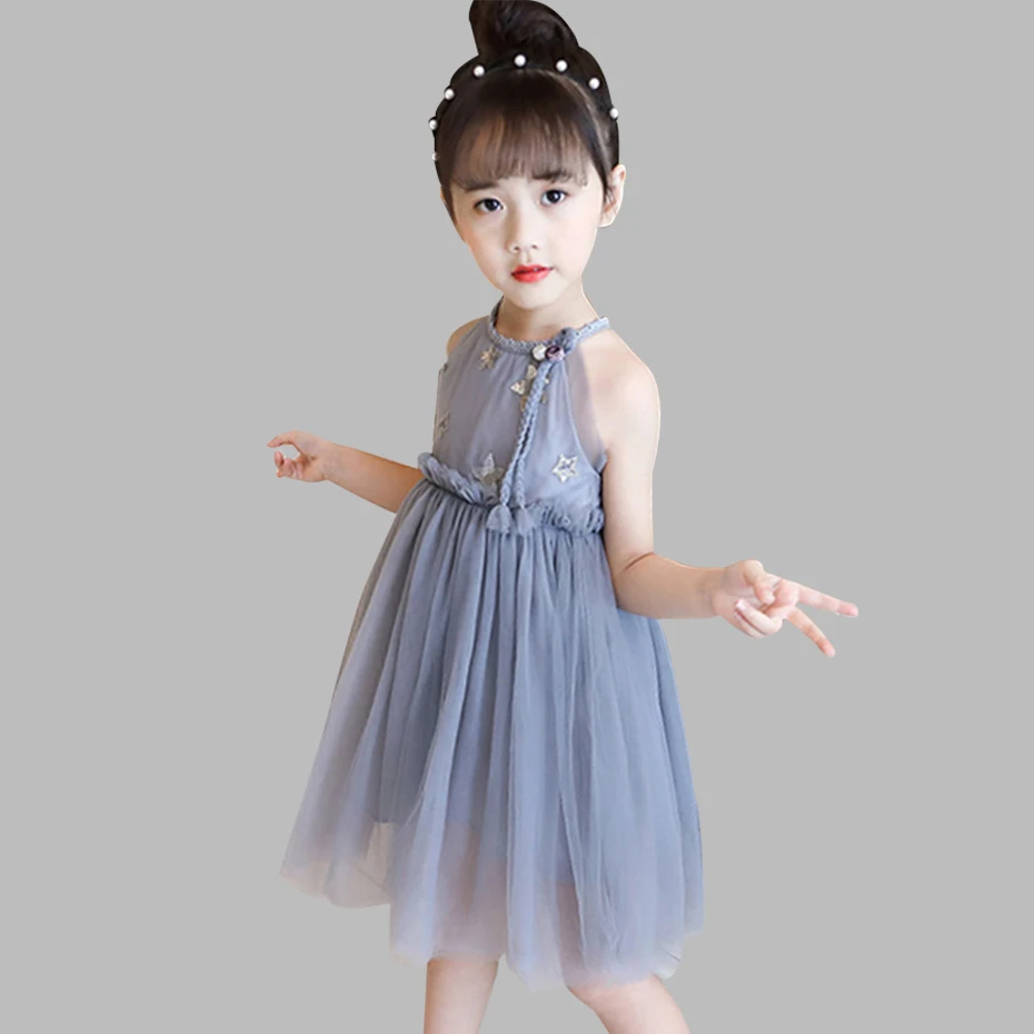 

Princess Dresses For Girls Mesh Dresses For Girl Sequin Party Dress For Children Floral Girls Clothing