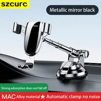 szcurc new car phone holder universal mount mobile gravity stand cell smartphone gps support for iphone samsung huawei xiaomi