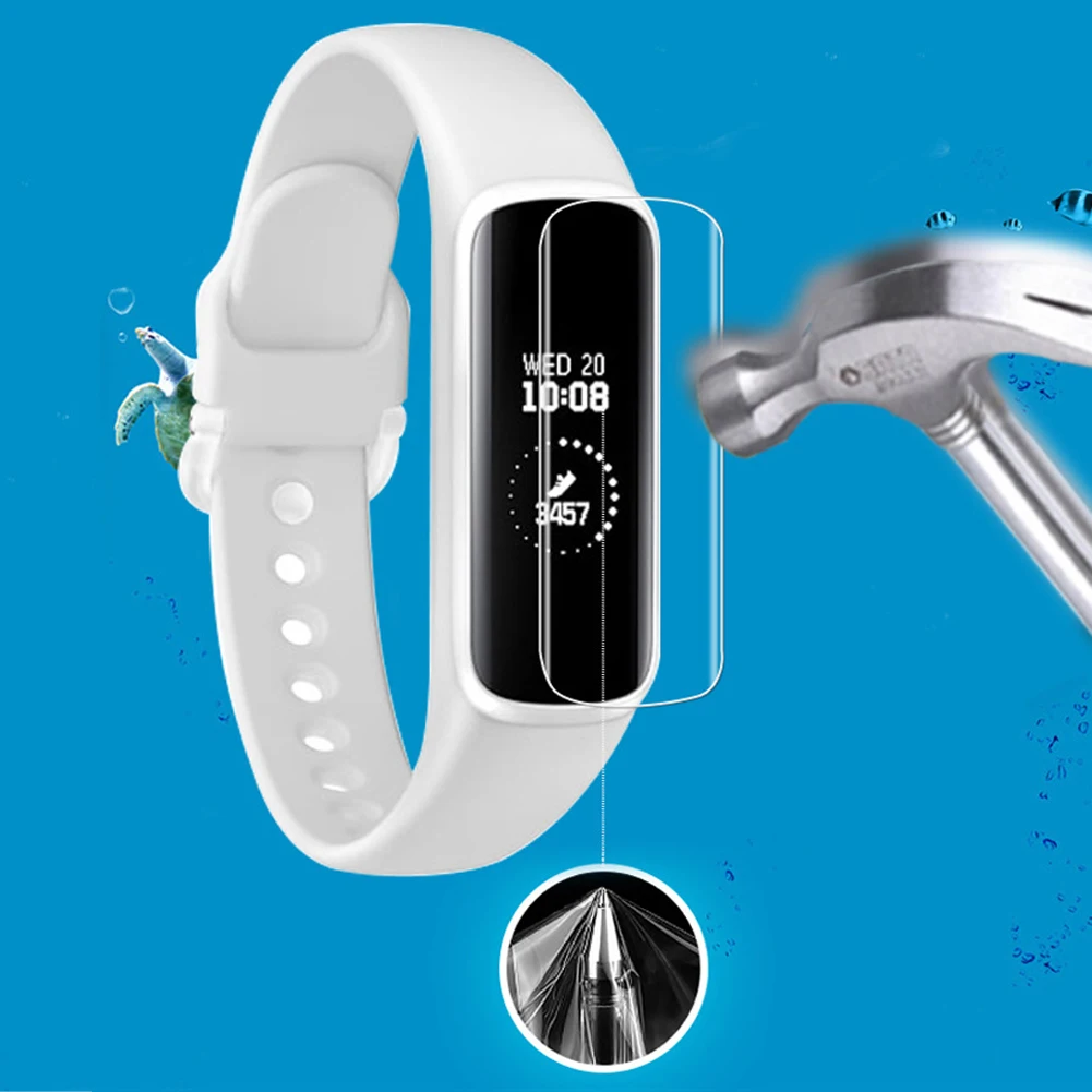3 шт Анти-Царапины умный Браслет Защитная пленка для экрана для samsung Galaxy Fit E