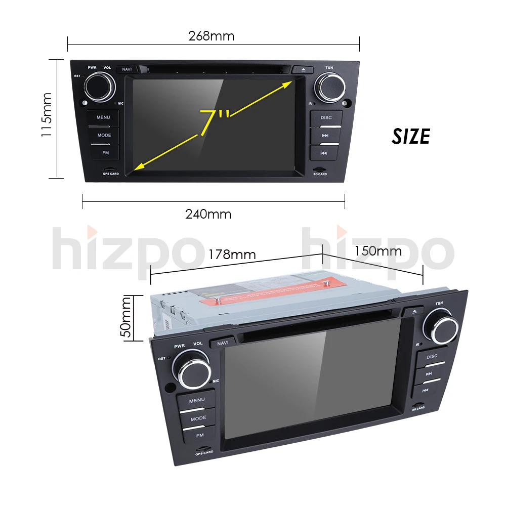 2 din gps Android 9 0 автомобиля DVD головное устройство для BMW E90 E91 E92 E93 2006 2007 2008 2009 2010 2011 2012