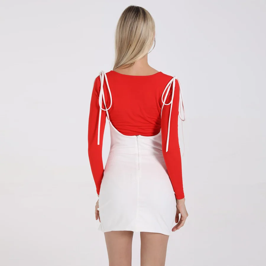 DICLOUD Summer Straps Tight Skirt Women Fashion Irregular Split High Waist Female Harajuku Stretch Streetwear Mini Skirts | Женская