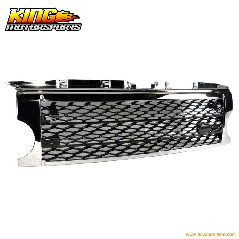 Подходит для Land Rover Discovery 3 05-09 хромированная черная решетчатая гриля LR3 2005-2009