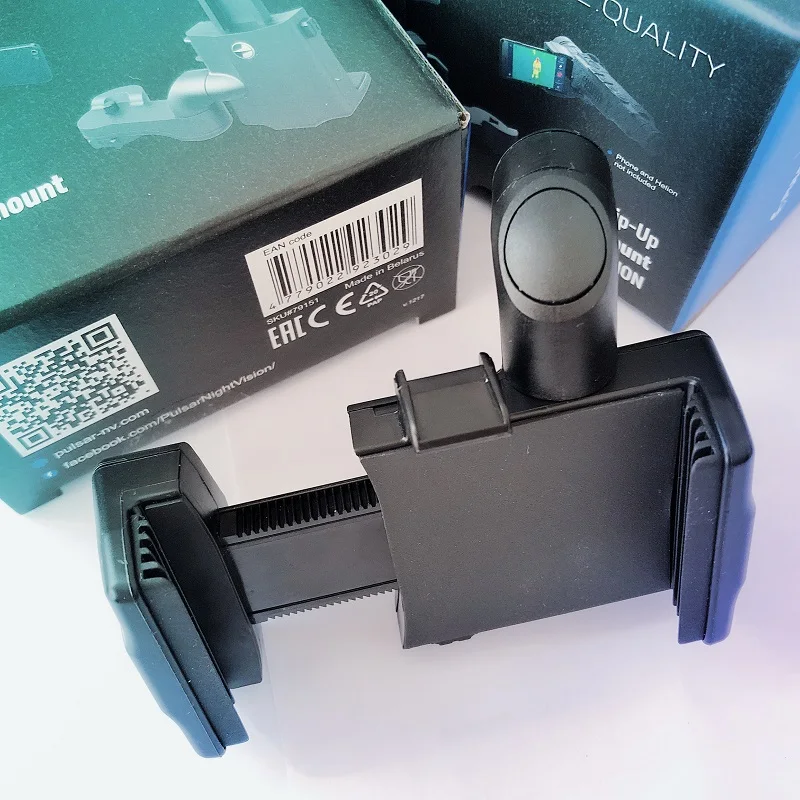 Оригинальный зажим для смартфона Pulsar HELION Flip Up phone mount тепловизионного прицела