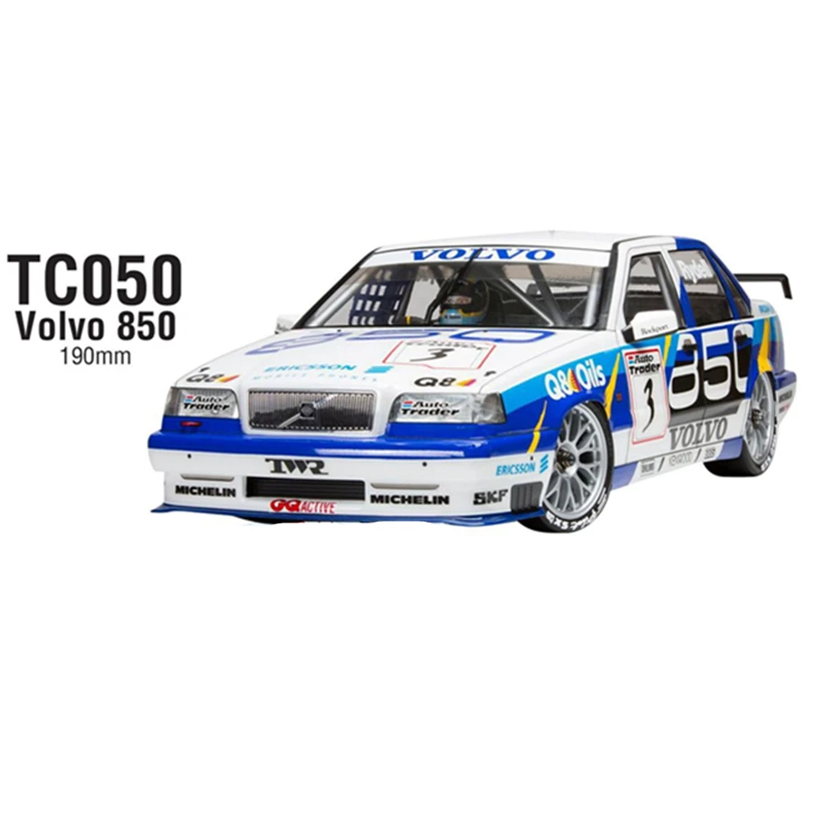 Автомобиль на радиоуправлении TC050 1/10 для Volvo 850 BTCC модель игрушек прозрачный