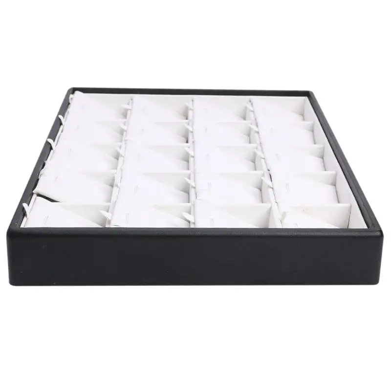 20 слотов коробка для хранения ювелирных изделий Портативный серьги кольцо