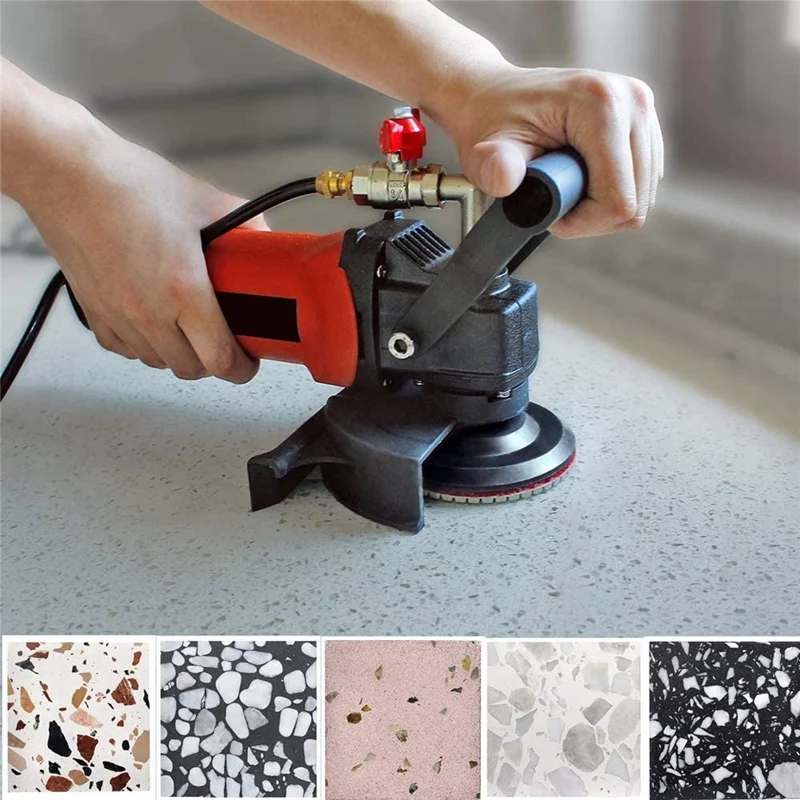 

13Pcs Diamond Polishing Pads 4 Inch for Granite Stone Marble Floor Concrete Polishing Kit Grinder Dry Wet Polishing Pad