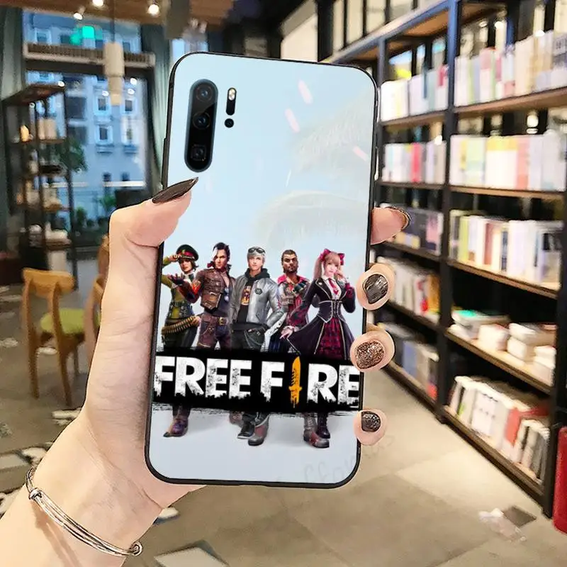 

Free Fire Game Phone Case For Huawei honor Mate P 9 10 20 30 40 Pro 10i 7 8 a x Lite nova 5t