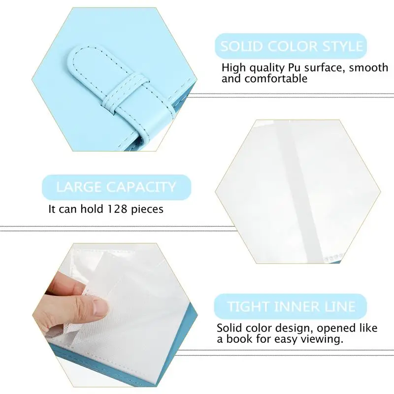 

Photo Album Solid Color Durable DIY Scrapbooks Wedding Album for Family Gift Children