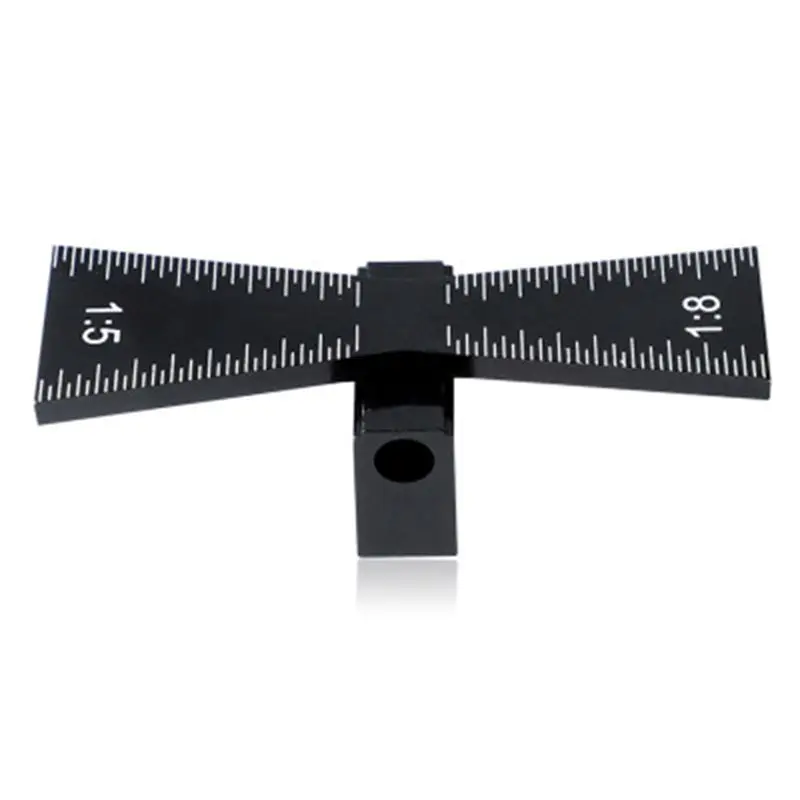 

Promotion! 100pcs Plastic Wire Buddle Cable Tie Mount Saddle Black & 1X Woodworking Joints Gauge Dovetail Scribing Gauge