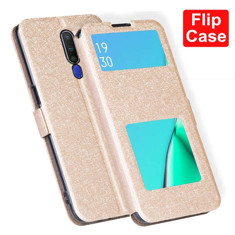 

Чехлы с открытым окном для OPPO A11 A11X, чехол A11 X, задняя крышка из искусственной кожи, откидная крышка для OPPO A 11, чехол OPPOA11X A 11 X, чехол для телефо...