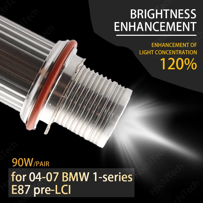 

90W High Power LED angel eye bulbs ring Marker light for 04-07 BMW 1-series E87 pre-LCI Super Bright