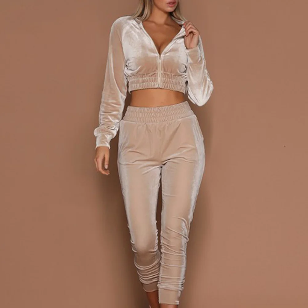 Женский спортивный костюм на молнии комплект из двух предметов толстовка с